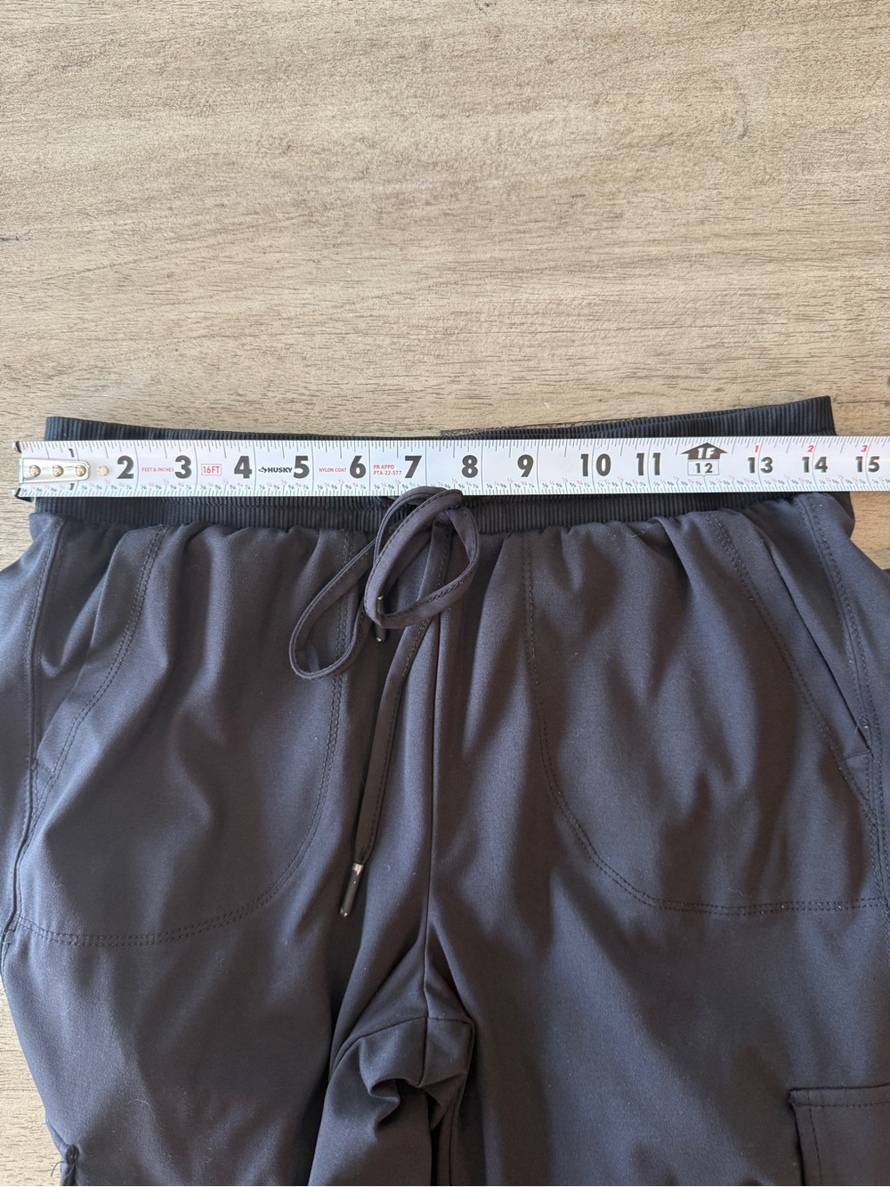 Rachel Zoe Relaxed Fit Mid Rise Black Cargo Joggers - Women’s Medium - Picture 7 of 7